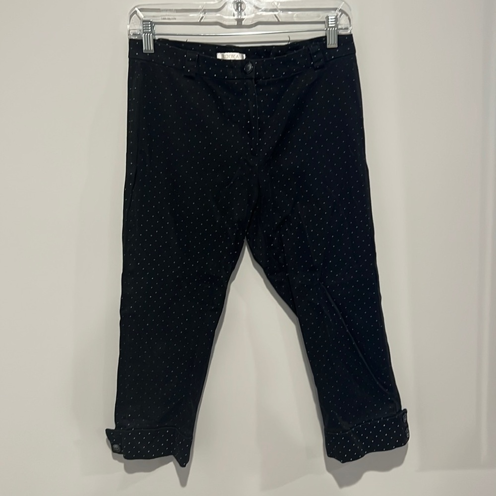 Cropped Kookai pants with polka dot detail